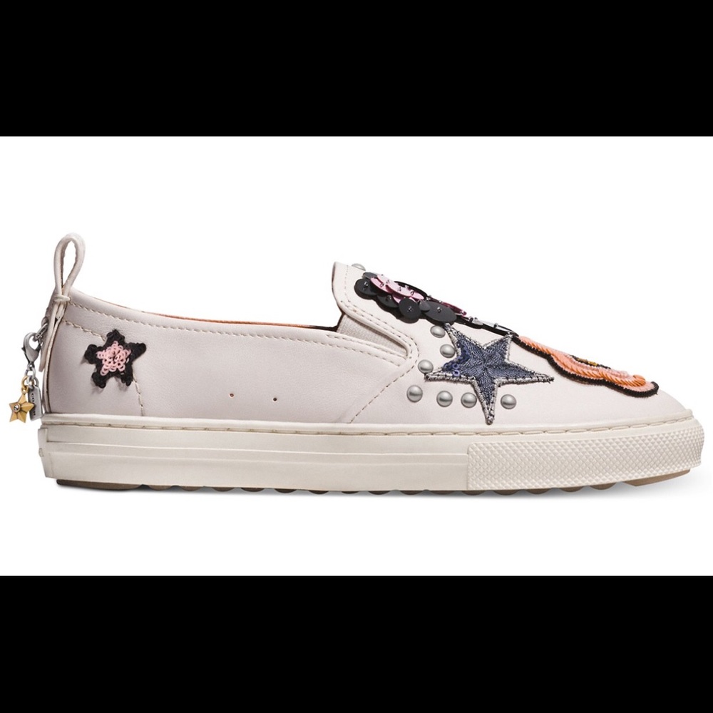 NEW-Coach Star Sequins Sneakers - Picture 3 of 4
